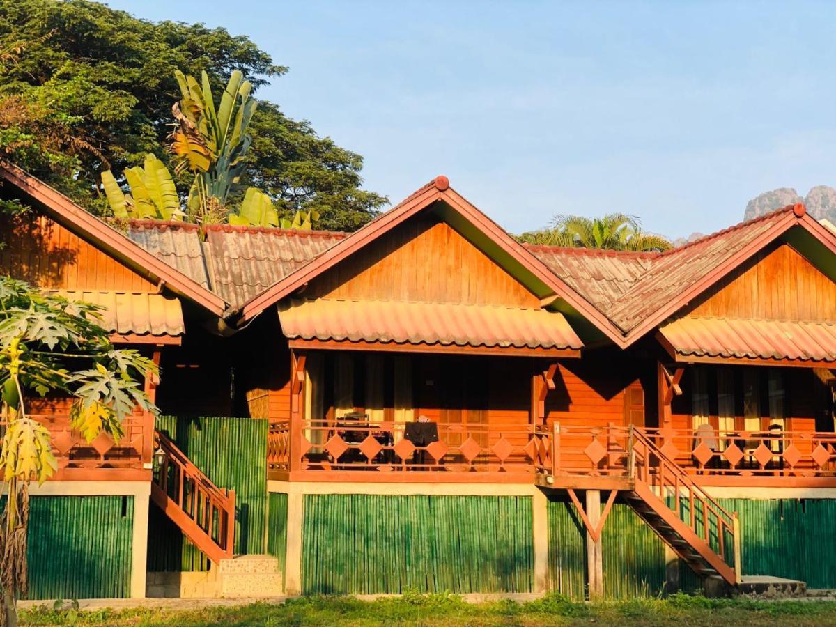Bungalows Le Jardin Organique Ban Khouaphan المظهر الخارجي الصورة